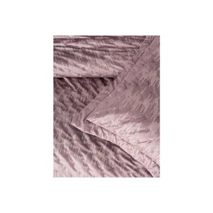 Cotton Box Smart Luz Powder Pink Solid Pattern <b>Double</b> <b>Bedspread</b> for Home Use - Product Image 2