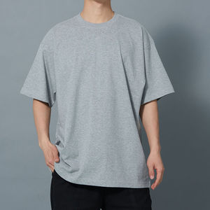 Camiseta Lisa con Estampado Frontal, 240 g/m², 100% Algodón Peinado, Corte Holgado, Camiseta para Hombre, Secado Rápido, Transpirable, Informal - Product Image 6