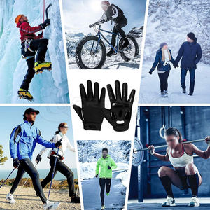 Gants de cyclisme durables en cuir néoprène pour l'été Gants de course confortables Caractéristiques de protection respirantes pour - Product Image 6