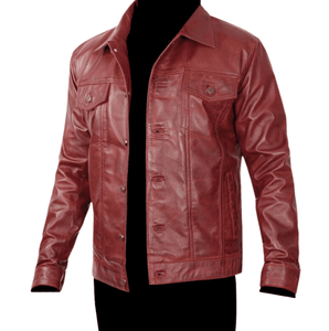 ESPRIT เสื้อแจ็กเก็ตหนังแท้แฟชั่นสำหรับฤดูหนาวผ้าซับในระบายอากาศได้ดี - Product Image 3