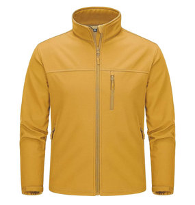2026 nueva chaqueta Softshell estándar para hombres, diseño informal sólido, Oem, chaqueta ligera para senderismo al aire libre para hombres, tela de lana de invierno - Product Image 1