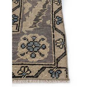 พรมขนสัตว์ถักมือสีเบจและสีน้ำตาล ขนาด 9x12 ฟุต รุ่น Pae-172 ลายเหรียญตรา สำหรับตกแต่งบ้าน ห้องนั่งเล่น หรือทางเดิน - Product Image 4