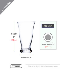 VTC1608 - แจกันทรงเรียวสำหรับจัดดอกไม้ - 8 - Product Image 4