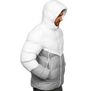 Chaqueta de Plumón para Hombre de Alta Calidad, Chaqueta Personalizada para Invierno, Manga Larga, Impermeable y Ligera, con Cremallera - Product Image 3