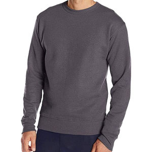 Hombres Vintage Oversized XS Sudaderas Logotipo Personalizado Cuello Redondo Peso Pesado Algodón Poliéster Estilo de Invierno Bordado Patrón de Impresión - Product Image 2