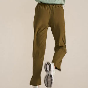 Conjunto de chándal de poliéster transpirable de invierno con logotipo personalizado de alta calidad para mujer con pantalón cortavientos pantalones Jogger - Product Image 2