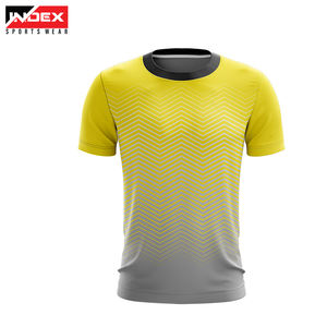 Haute qualité sublimé hommes vêtements de sport Vintage Football maillot ensemble Football court ensemble professionnel personnalisé noir Football t-shirts - Product Image 3