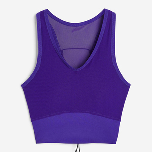 Diseñador de alta calidad personalizado Nylon Spandex Yoga Sujetador deportivo Desgaste Gimnasio Entrenamiento Correa ajustable - Product Image 6