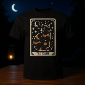 T-shirt promozionale con stampa tartaruga per gatti - Product Image 3