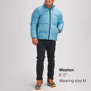 Chaqueta acolchada resistente para exteriores para hombres con función cortavientos de material resistente al agua y comodidad transpirable - Product Image 6