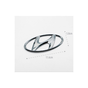 ACCENT ERA (06-) Rear Embroidered Emblem 863001E000 <b>Decorative</b> <b>Plate</b> - Product Image 1