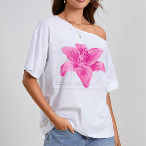 Camiseta gráfica extragrande de diseño único transpirable Camiseta gráfica extragrande hecha al por mayor de fábrica para mujer - Product Image 6