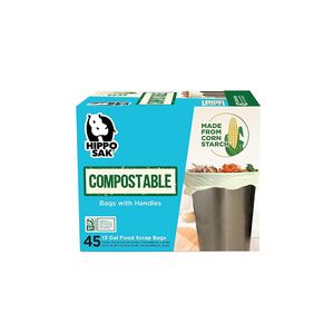 Sacs compostables pour cuisine Hippo Sak de qualité supérieure, 13 gallons, grands formats, fourrages biodégradables, qualité export, vente en gros - Product Image 2