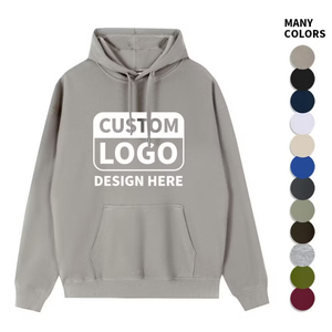 เสื้อฮู้ดโอเวอร์ไซส์ผ้าฟลีซสำหรับฤดูหนาว OEM ผ้าฝ้าย 100% หนานุ่ม พิมพ์ลายดิจิตอลตามสั่ง ปักโลโก้ - Product Image 1