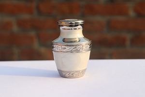 Premium Quality Aluminum Cremation <b>Urn</b> for <b>PET</b> and Adult Use Handmade 100% Metal Eco-Friendly & Durable Ash Storage - Product Image 4