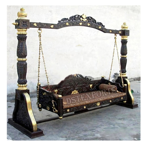 Ấn Độ làm bằng tay Gỗ Tếch trong nhà đu sang trọng rajasthani khắc jhula cho nhà mua sagwan <span class=keywords><strong>jhoola</strong></span> bằng gỗ với giá bán buôn - Product Image 6