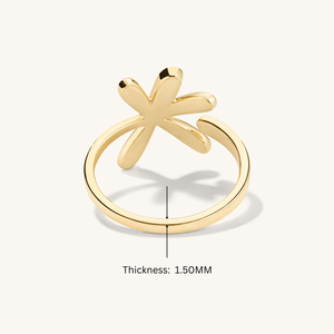 แหวนเพชร CZ ประดับด้วยเม็ดสีทอง14K สุดหรูดีไซน์เนอร์ชุดปาร์ตี้คลาสสิกไม่เหมือนใครสำหรับเด็กและผู้ใหญ่ - Product Image 4