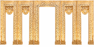 Ensemble de canapés en bois style Bollywood royal pour mariés, canapés de mariage style roi et reine pour réception, canapé de mariage élégant pour les États-Unis - Product Image 4