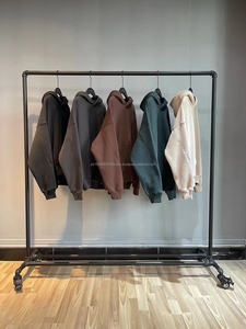 Sudaderas con Capucha de Lujo, Gruesas, 420 g/m², Hombros Caídos, Manga Holgada, para Hombre, Tallas Grandes, Estilo Vintage, Corte Cuadrado - Product Image 3