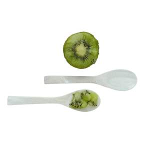 Cuchara de Nácar Blanca Hecha a Mano para Caviar y Postres, para Restaurantes de Lujo, Cenas en Hoteles, Venta al por Mayor desde Vietnam - Product Image 3