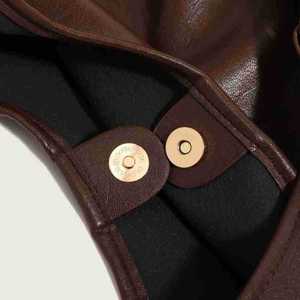 ชุดกระเป๋าสะพายไหล่หนังพีวีซีแบบมีสไตล์พร้อมกระเป๋าที่เข้ากันดีไซน์ทรง Tote ที่ดูสง่างามสำหรับผู้หญิงเครื่องประดับแฟชั่นในชีวิตประจำวัน - Product Image 6