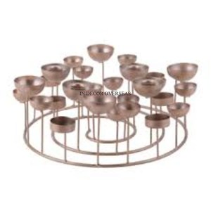 Dernier modèle Arrivée Premium Qualité Métal Argent Brillant Miroir Poli Antler Designer Bougeoir Accessoires d'éclairage - Product Image 6