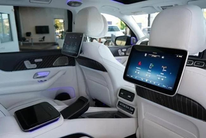 Neat 2025 M er CE d es B en Z GLS600 <span class=keywords><strong>Maybach</strong></span> Night Series RWD Asientos <span class=keywords><strong>de</strong></span> cuero Dirección izquierda Portaequipajes <span class=keywords><strong>de</strong></span> aleación <span class=keywords><strong>de</strong></span> aluminio - Product Image 3