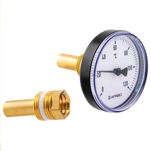 Termómetro Bimetálico AFRISO BiTh 80 K 0/120C 63mm G1/2B, Instrumento de Medición de Parámetros Kl.2 - Product Image 2