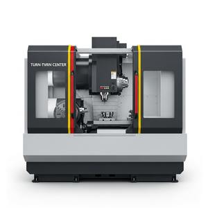 Torno CNC Vertical Compacto de Alta Resistencia, Herramienta de Corte de Metal de Alta Precisión, Equipo Industrial Multifunción - Product Image 3