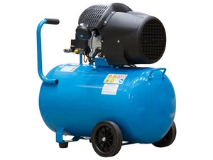 DGM 100L горизонтальный 2.2kW портативный 2-цилиндровый поршневой воздушный компрессор с прямым приводом 8 бар коаксиальный 220 В воздушный компрессор - Product Image 3