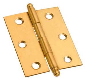 บานพับพร้อมสลักแบบถอดได้ ทำจากเหล็กชุบทองเหลือง ขนาดมิลลิเมตร 40x35 - Product Image 1