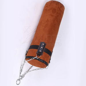 High Performance Heavy Punching <b>Bag</b> Unisex Leather Sands for Martial Arts <b>Training</b> Strong Design Power Conditioning Daily - Product Image 2
