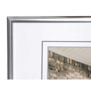 Cadre photo moderne en alliage argenté 60 x 80 cm, cadre d'affiche carré 60x80cm argenté, usage décoratif - Product Image 1