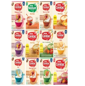 Exportación de Cereales Nestlé Cerelac Exclusivo del Reino Unido, Primer Alimento Sólido, 400g - Product Image 6