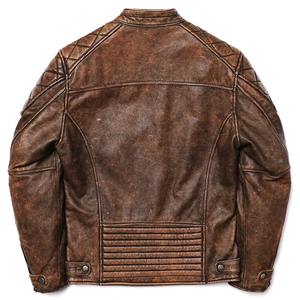 2024 Otoño Invierno ropa de hombre motocicleta chaqueta de cuero hombres adolescentes Stand Collar Punk abrigo de cuero hombres Punk - Product Image 5