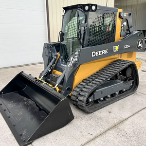 Alta calidad a estrenar 2025 Johnn Deerre 325G Skid Steer equipo de potencia fuerte para obras de construcción en Stock - Product Image 5