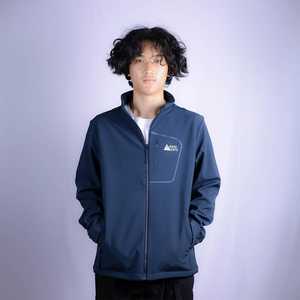 Chaqueta Softshell Ligera Informal para Hombre, Impermeable, Cortavientos, con Cuello Alto, Estampado, Relleno de Poliéster, para Exteriores - Product Image 5