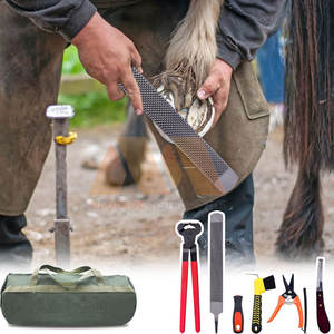 Kit d'outils de maréchal-ferrant en acier inoxydable durable pour l'entretien des chevaux - Product Image 5