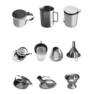 Vaso para esputo 100x x 50 mm, cuenco redondo 300 x 85 mm, embudo 100 mm, vaso para afeitado 100 mm, urinario masculino - Product Image 1