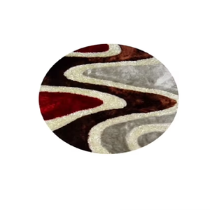 Modern Hand Knotted and Machine Made Wool/Polyester <b>Carpet</b> Large Shaggy Rugs for Living Room From India - Product Image 1