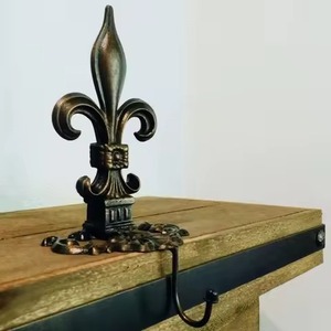 Soporte de media de Metal estilo granja para gancho de hierro decorativo de Navidad para colgar medias y calcetines de vacaciones - Product Image 1