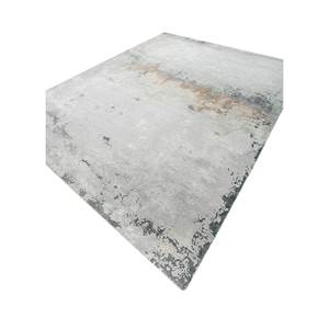 Tapis en laine et soie de bambou noué à la main Kavi Blue - Collection Théorie du Chaos - Esk-351 - Décoration abstraite pour salon et couloir - Forme rectangulaire - Product Image 2