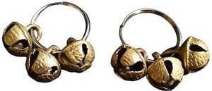 Anillo tradicional Ghungroo con campanas, accesorio de danza India, joyería étnica para boda, Pooja, accesorio Jagrata - Product Image 3