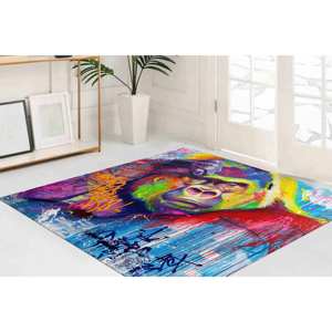 พรมกอริลลาที่มีสีสัน: พรมปูพื้นกันลื่น, พรมพิมพ์ลาย, พร้อมพรมเนื้อนุ่ม - Product Image 4