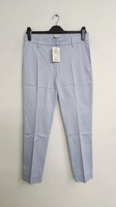 Pantalon Chino en Denim Taille Moyenne à Jambes Droites avec Fermeture Éclair, Nouvelle Collection Tendance pour Femme, Style Décontracté et Urbain, Qualité Supérieure - Product Image 3