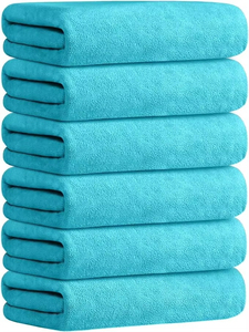 Serviettes professionnelles résistantes à la poudre décolorante pour salon, en coton doux et absorbant, pour coiffeurs, instituts de beauté et salons de barbier, vente en gros - Product Image 5