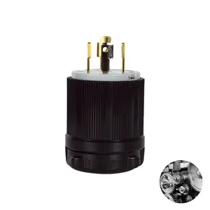 ผลิตภัณฑ์ไต้หวัน NEMA ปลั๊กล็อค L14-30P ที่มีการจัดการที่สำคัญเหมาะสำหรับการดำเนินงานพืชสวน - Product Image 1