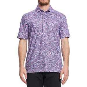 2025 logotipo personalizado de nuevo diseño de lujo de alta calidad 80% poliéster 20% Spandex gráfico impreso de gran tamaño Golf Polo camisetas hombres - Product Image 1