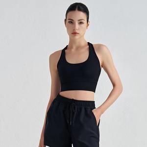 Sujetador deportivo para mujer, Top corto de entrenamiento de Yoga para gimnasio, Chaleco de Yoga, Bralette de Fitness de alto impacto, ropa interior ajustada para correr con almohadilla para el pecho - Product Image 5