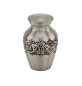 <b>Mini</b> Keepsake Urn for Human Ashes | Handcrafted Funeral Keepsake Urn - Product Image 4